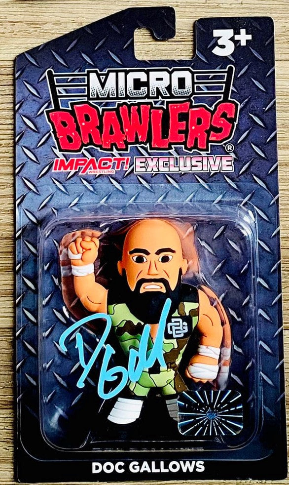 Impact Wrestling Doc store Gallows Autographed Micro Brawler