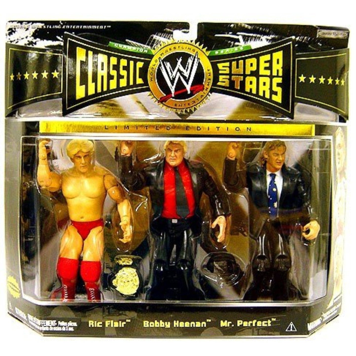 2008 WWE Jakks Pacific Classic Superstars 3-Packs Series 8 Ric Flair, Bobby Heenan & Mr. Perfect