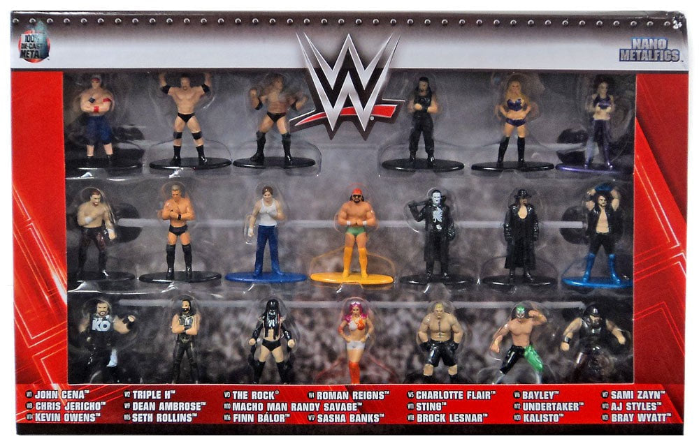 2017 WWE Jada Toys Nano Metalfigs Multipack Wave 1 20Pack Wrestling