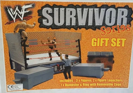 1999 WWF Jakks Pacific Survivor Series Gift Set: The Rock, Stone Cold Steve Austin & Referee [Exclusive]