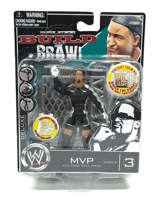 2008 WWE Jakks Pacific Deluxe Build 'N' Brawl Series 3 MVP