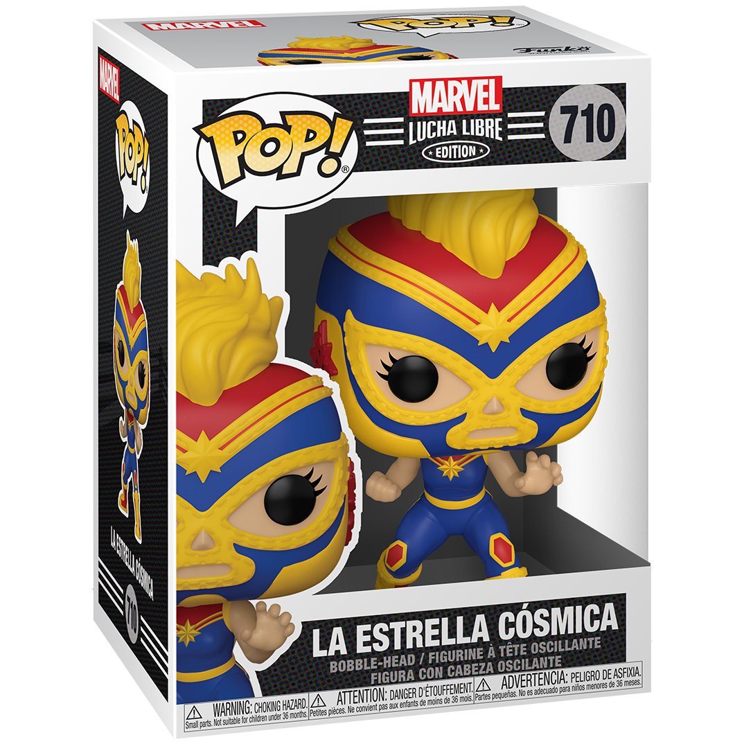 2021 Marvel Lucha Libre Edition Funko POP! 710 La Estrella Cosmica