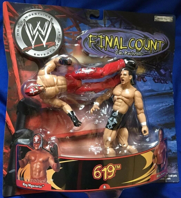 2002 WWE Jakks Pacific Final Count Series 7 "619": Rey Mysterio & Billy Kidman
