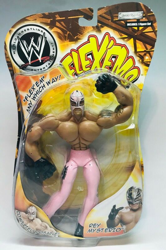 2007 WWE Jakks Pacific Flex 'Ems Series 14 Rey Mysterio