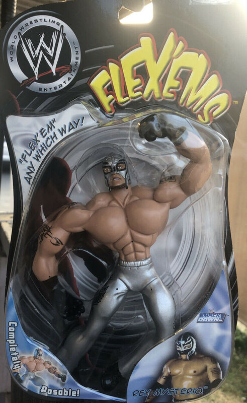 2004 WWE Jakks Pacific Flex 'Ems Series 6 Rey Mysterio