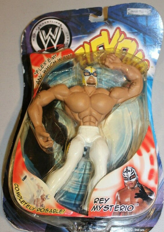 2005 WWE Jakks Pacific Flex 'Ems Series 8 Rey Mysterio