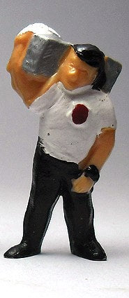 1973 Titanes en el Ring Felfort Jack Chocolates Series 2 Hombre del Hielo