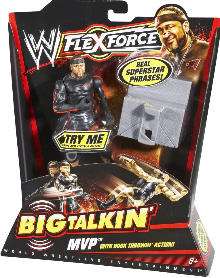2010 WWE Mattel Flex Force Big Talkin' Big Talkin' MVP