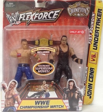 2011 WWE Mattel Flex Force Champions Series 2 Hook Throwin' John Cena vs. Fist Poundin' Undertaker [Exclusive]