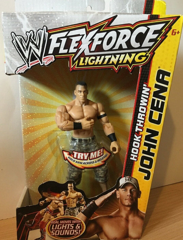 2012 WWE Mattel Flex Force Lightning Hook Throwin' John Cena