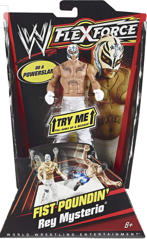 2010 WWE Mattel Flex Force Series 1 Fist Poundin' Rey Mysterio