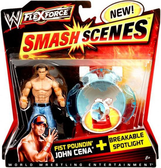 2011 WWE Mattel Flex Force Smash Scenes Fist Poundin' John Cena