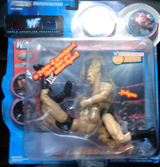 2000 WWF Jakks Pacific Finishing Moves Series 1 "Pedigree": Triple H & The Rock