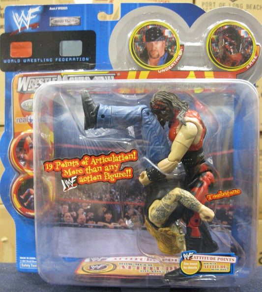 2001 WWF Jakks Pacific Finishing Moves Series 1 "Tombstone": Kane & Undertaker