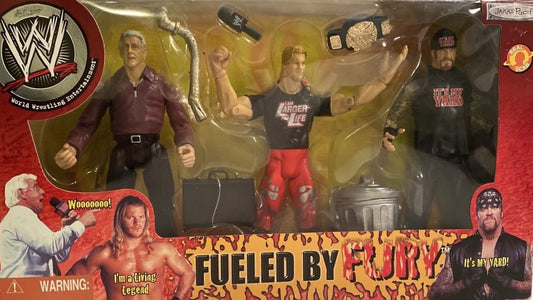 2002 WWE Jakks Pacific Titantron Live "Fueled By Fury " Box Set: Ric Flair, Chris Jericho & Undertaker