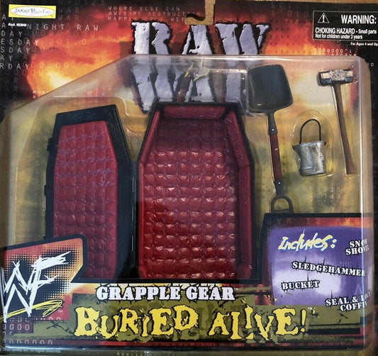 1999 WWF Jakks Pacific Grapple Gear Raw Is War: Buried Alive!