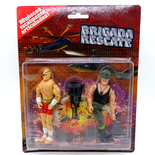 Miluplast Brigada Rescate Sagat & Sgt. Slaughter 2-Pack