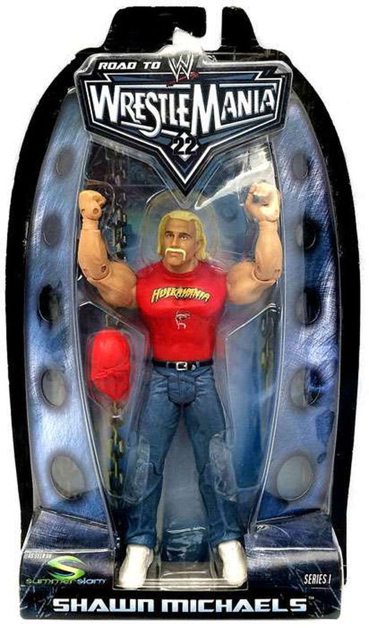 2005 WWE Jakks Pacific Ruthless Aggression Road to WrestleMania 22 Series 1 Shawn Michaels [As Hulk Hogan]