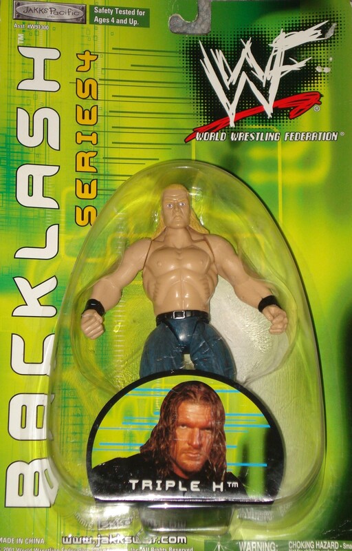 2001 WWF Jakks Pacific Backlash Series 4 Triple H [Exclusive]