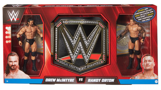 2021 WWE Mattel Basic Championship Rivals With WWE Championship Belt [With Drew McIntyre & Randy Orton]