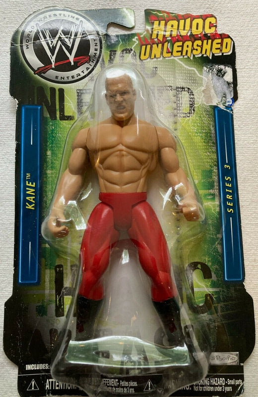 2007 WWE Jakks Pacific Bone-Crunching Action Havoc Unleashed Series 3 Kane