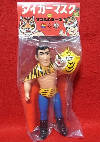 Medicom Toy Denjin Nakajima Tiger Mask Anime Reproduction Sofubi