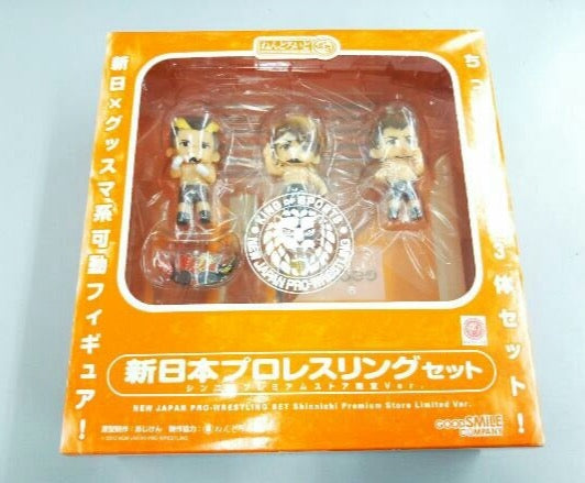 NJPW Good Smile Co. Premium Store Limited Edition Nendoroid Petite Pro-Wrestling Ring Set