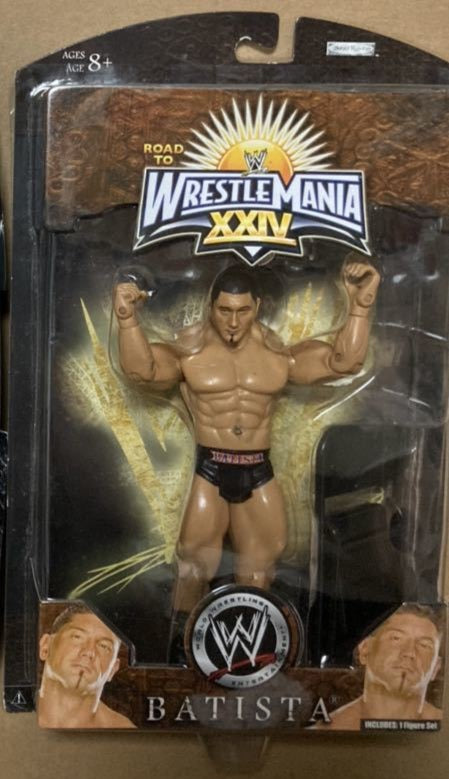 2008 WWE Jakks Pacific Ruthless Aggression Road to WrestleMania XXIV Series 2 Batista