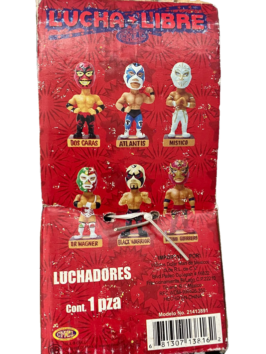 2008 CMLL Waldos Dolar Mart Luchadores Bobblehead Atlantis