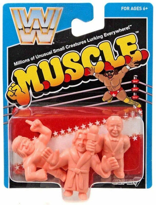 2017 WWE Super7 M.U.S.C.L.E. Iron Sheik, Ric Flair & "Mean" Gene Okerlund
