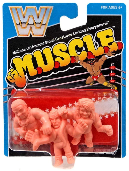 2017 WWE Super7 M.U.S.C.L.E. Junkyard Dog, Jake "The Snake" Roberts & Ultimate Warrior