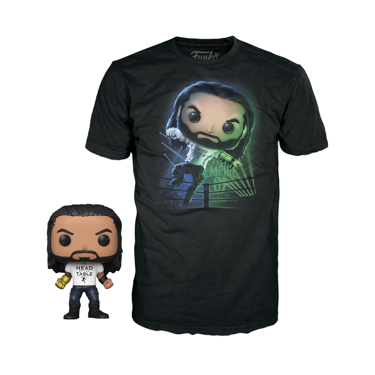 2022 WWE Funko POP! Vinyls 111  & Tee: Roman Reigns [Exclusive]