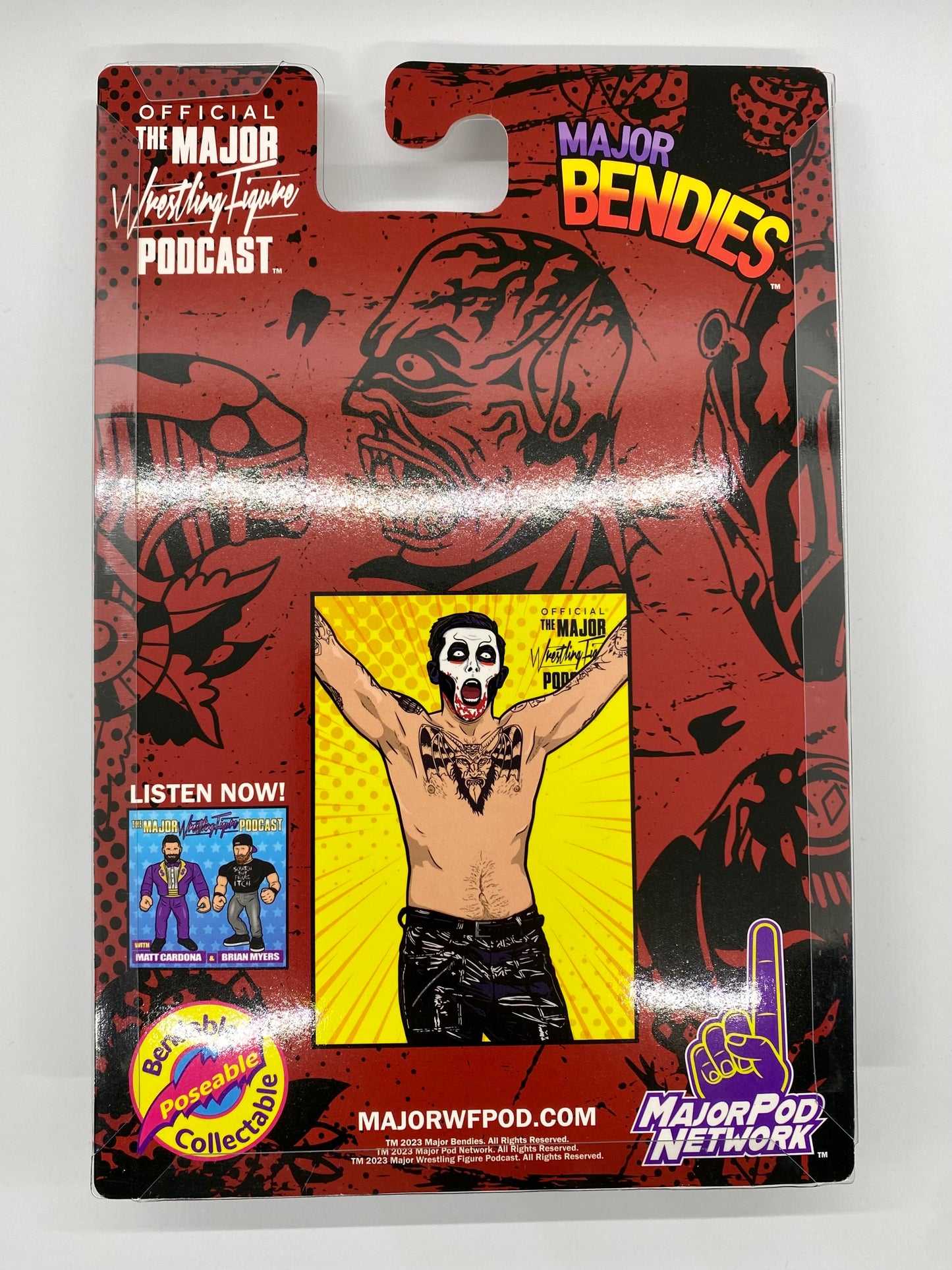 2023 Major Wrestling Figure Podcast New Year's Evil Major Bendies Danhausen