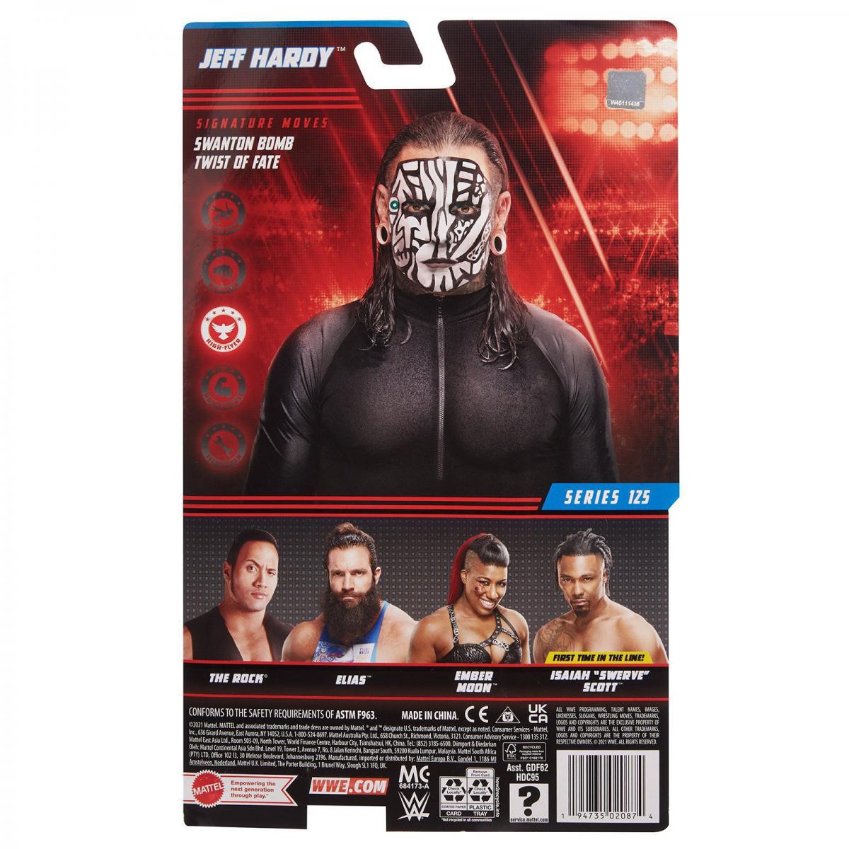 2021 WWE Mattel Basic Series 125 Jeff Hardy