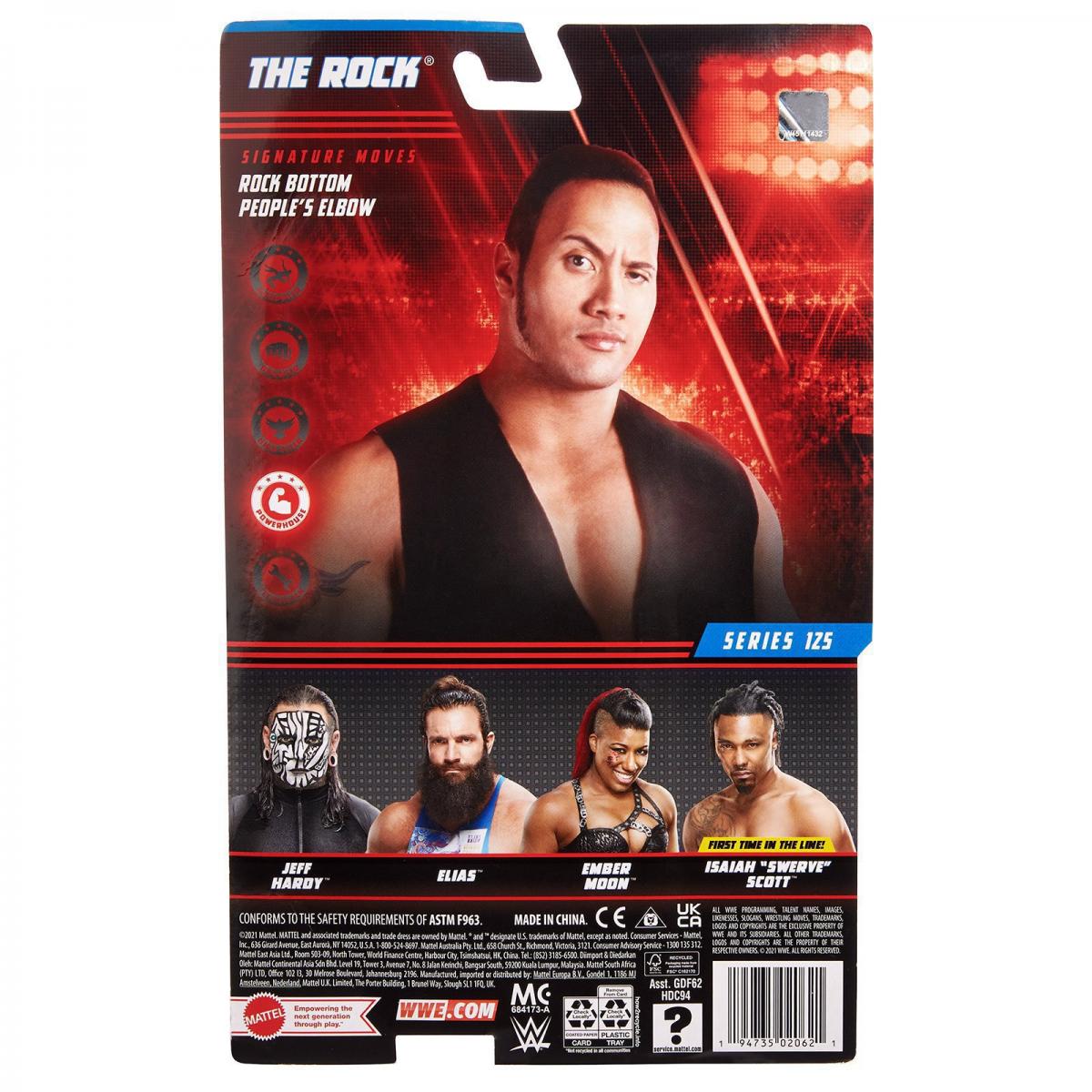 2021 WWE Mattel Basic Series 125 The Rock