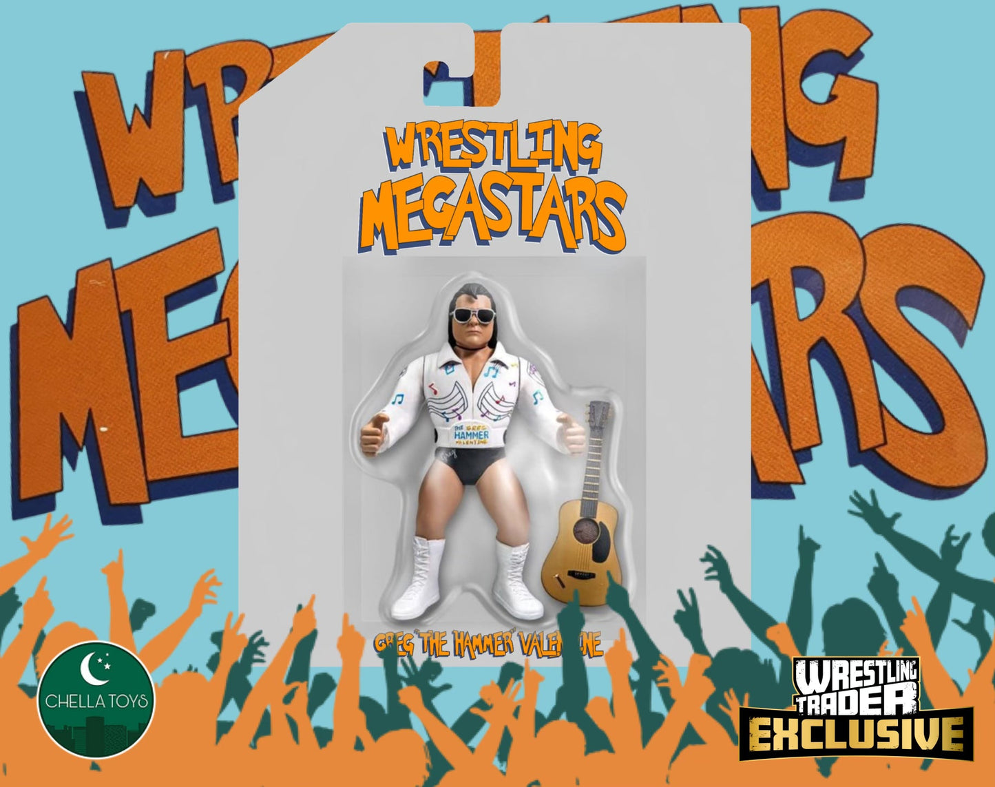 2023 Epic Toys  Wrestling Megastars "Rock 'N' Roll" Greg "The Hammer" Valentine [Exclusive]