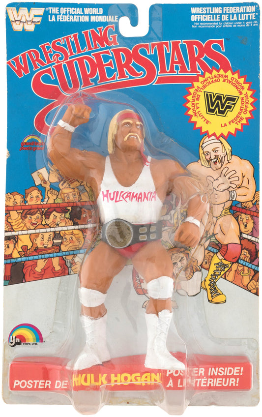1988 WWF LJN Wrestling Superstars Series 5 Hulk Hogan [With Red Trunks & White Shirt]