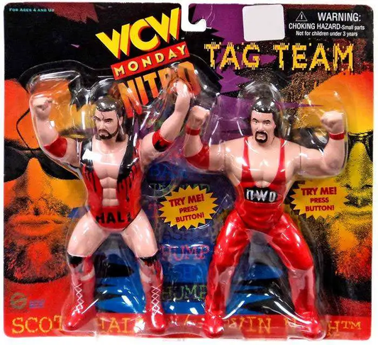 1997 WCW OSFTM Vibrating Tag Teams The Outsiders: Scott Hall & Kevin Nash