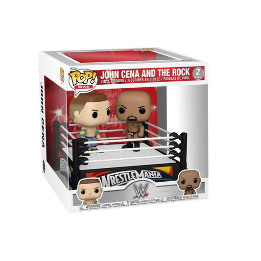 2022 WWE Funko POP! Vinyls 2-Pack: John Cena & The Rock
