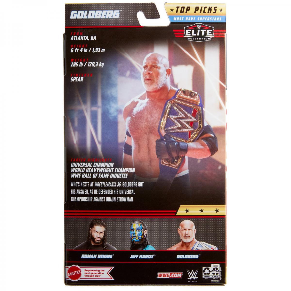 2022 WWE Mattel Elite Collection Top Picks Goldberg