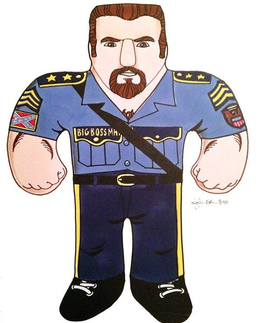 1991 WWF Tonka Wrestling Buddies Big Boss Man Original Sketch
