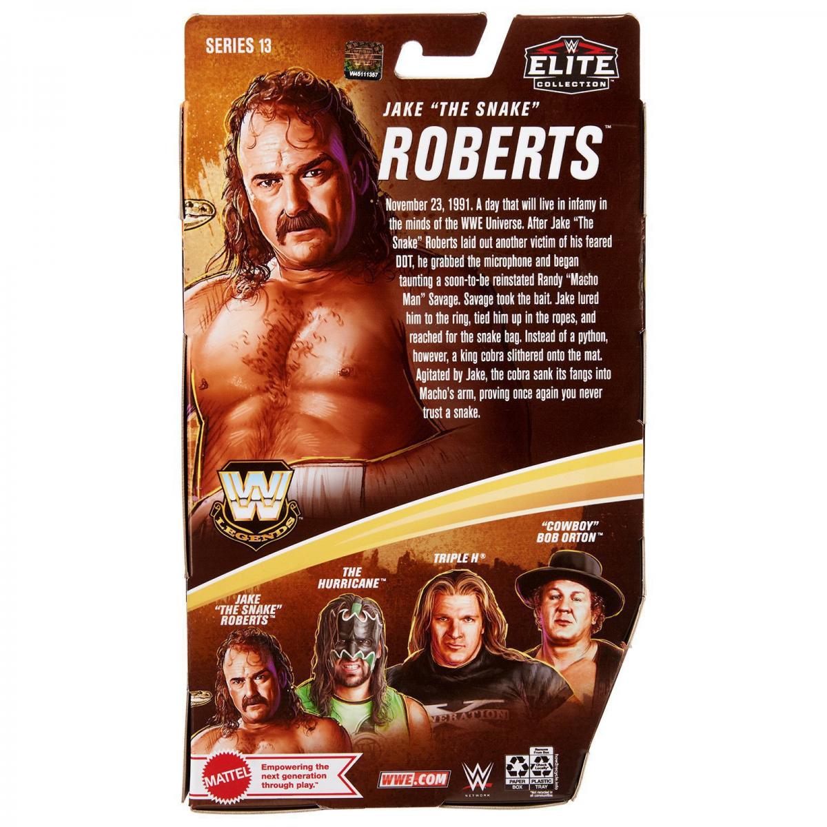 2022 WWE Mattel Elite Collection Legends Series 13 Jake "The Snake" Roberts [Exclusive]