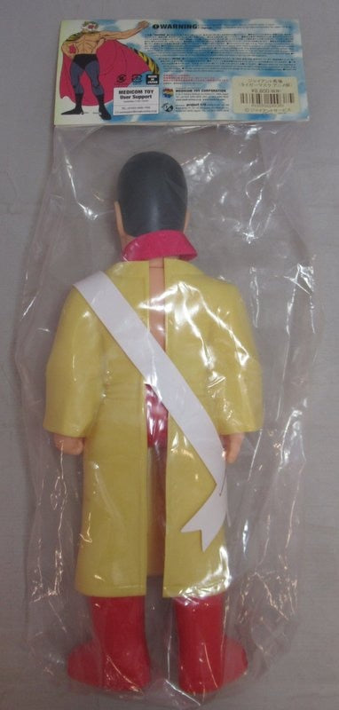 Medicom Toy Denjin Nakajima Tiger Mask Anime Giant Baba Sofubi