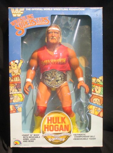 1985 WWF LJN Wrestling Superstars Series 16" Articulated Hulk Hogan