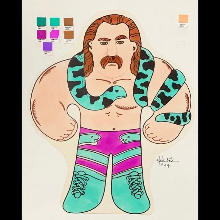 Jake buy the Snake Roberts Tonka Wrestling Buddy