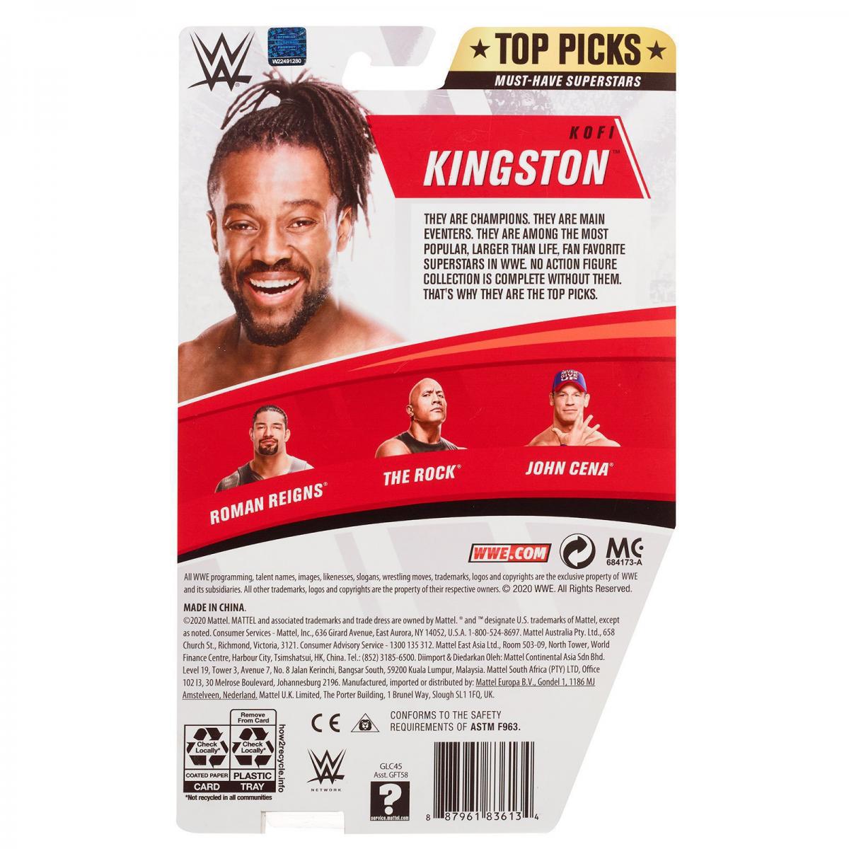 2020 WWE Mattel Basic Top Picks Kofi Kingston
