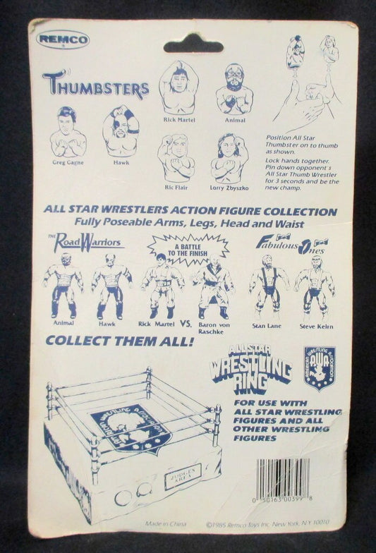 1985 AWA Remco Thumbsters Ric Flair vs. Larry Zbyszko