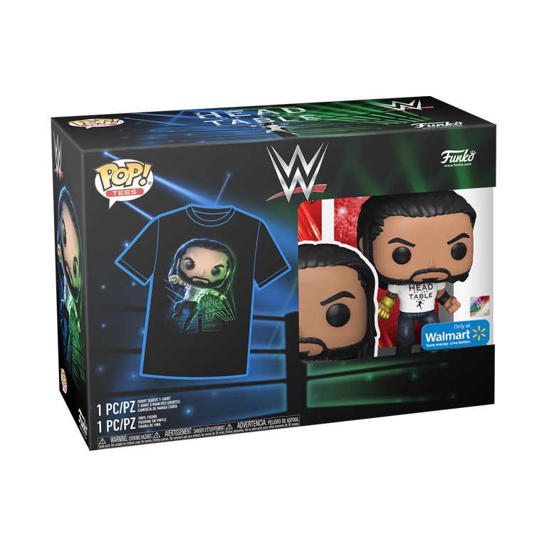 2022 WWE Funko POP! Vinyls 111  & Tee: Roman Reigns [Exclusive]