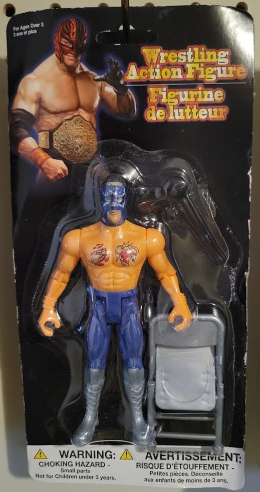 Bootleg/Knockoff Wrestling Action Figure With Chair