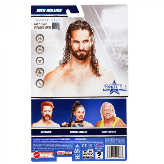 2021 WWE Mattel Basic WrestleMania 38 Seth Rollins